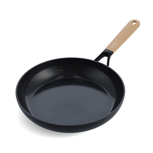 GreenPan Eco-Smartshape Gesunde keramische Antihaft-Bratpfanne, 28 cm, Helles Holz, PFAS-frei, induktionsgeeignet, spülmaschinenfest, Schwarz von GreenPan