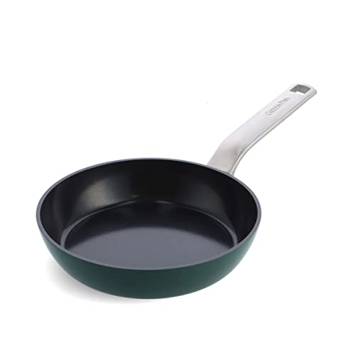 GreenPan Evolution Bratpfanne (20 cm), Hartanodisierte hochwertige gesunde keramische Antihaftbeschichtung, PFAS-frei, induktionsgeeignet, spülmaschinenfest, backofenfest, Tannengrün von GreenPan