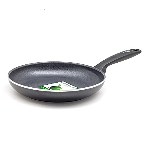 GreenPan Andorra Gesunde Antihaft-Keramik Bratpfanne 24 cm, PFAS-frei, Induktion, Backofenfest, Schwarz von GreenPan