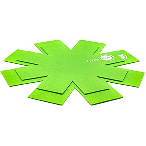 GreenPan Pfannenschutz-Set, 27cm & 34cm, Grün von GreenPan