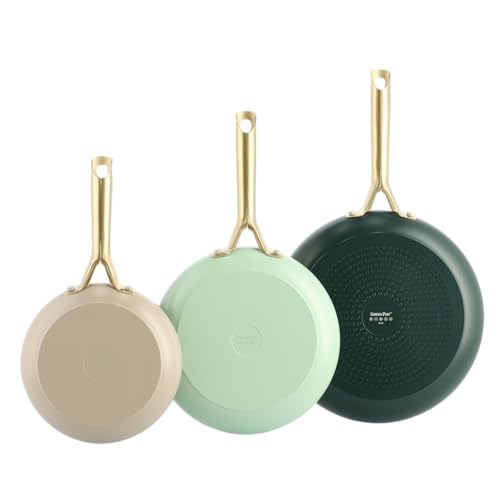 GreenPan Shades 3-teiliges Keramik-Antihaft-Pfannenset, Ø 20/24/28 cm, PFAS-frei, Induktionsgeeignet, Goldener Edelstahlgriff, Spülmaschinenfest, Ofenfest, Natural GreenPan Shades 3-teiliges Keramik-Antihaft-Pfannenset, Ø 20/24/28 cm, PFAS-frei, Induktionsgeeignet, Goldener Edelstahlgriff, Spülmaschinenfest, Ofenfest, Natural von GreenPan