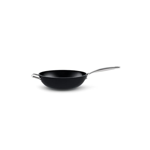 Greenpan aluminium wok pfanne 30cm schwarz cc003111-001 von GreenPan