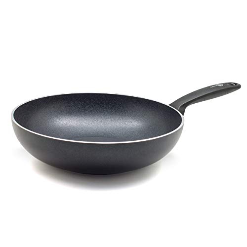 GreenPan Andorra Gesunder Keramik-Wok, 28 cm, PFAS-frei, Induktion, Backofenfest, Schwarz von GreenPan