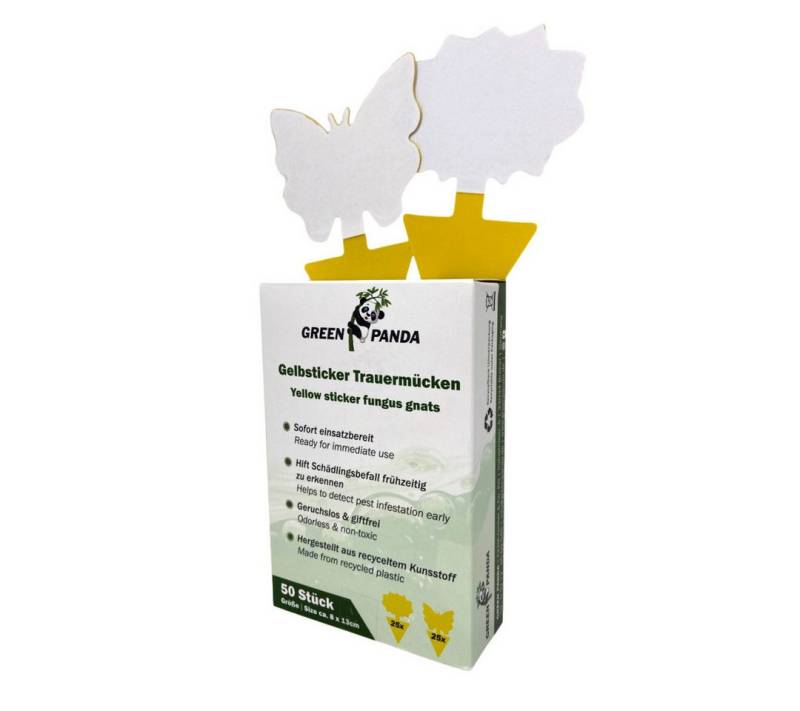 GreenPanda Insektenfalle Gelbfallen - Fliegenfalle - Gelbsticker gegen Trauermücken, 50 Stück GreenPanda Insektenfalle Gelbfallen - Fliegenfalle - Gelbsticker gegen Trauermücken, 50 Stück von GreenPanda
