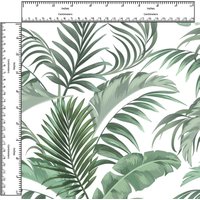 Grüner Palmen Baumwollstoff - Dekostoff Für Kissen Und Vorhänge Polsterstoff Floraler Stoff Kinderzimmer Home Décor Von Green Planet von GreenPlanetPrint