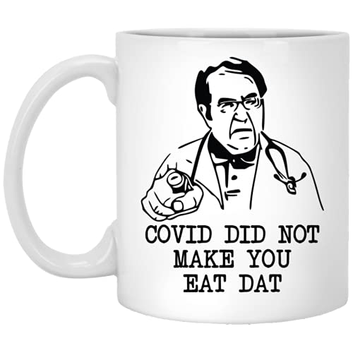 Dr Nowzaradan Tasse, Dr Now, Covid Didn't Make You Eat Dat, Lustige Weight Loss Tasse, Dr Now Tasse, Motivationstasse, Gewichtsverlust-Tasse, 325 ml von GreenStar Gifts