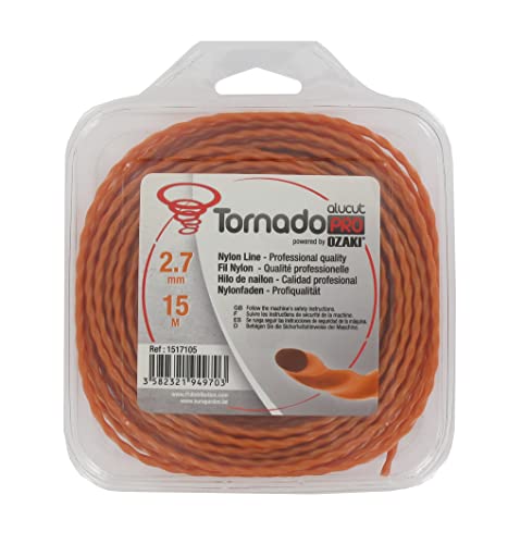 Greenstar 689292 Nylonschnur, 2,7 mm, Orange von GreenStar