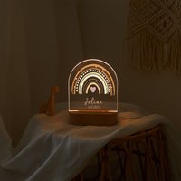 Benutzerdefinierte Namensnachtlicht, Benutzerdefinierte Usb-Regenbogen-Acryllampe, Dekorative Geschenke Für Jungen Und Mädchen Des Kinderzimmers von GreenTabella