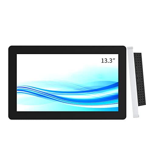 GreenTouch 13,3 Zoll PCAP-Touchscreen-LCD-Display – Open-Frame-TFT-LCD-Monitor mit 12 V 4 A Stromversorgung – 1920 x 1080 HD von GreenTouch