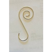 Goldfarbe Stahldraht Ornament Haken - Menge 40 von GreenTreeJewelry