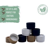 12 Eco-Verpackung .15Oz 4, 5G Mini-Kosmetikgläser, Eco-Kosmetikverpackung, Biologisch Abbaubare Kleine Gläser, Lotionsgläser Für Proben Und Reisen von GreenWayContainers