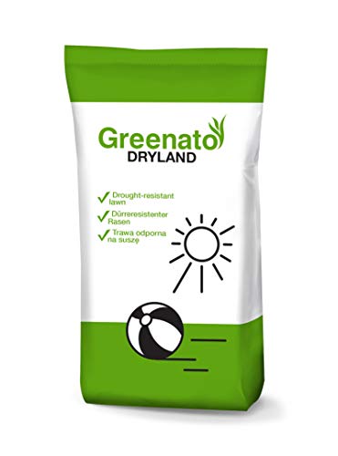 15kg Rasensamen Greenato Dryland dürreresistenter Rasen Grassamen Rasensaat Gras Grassaat von Greenato