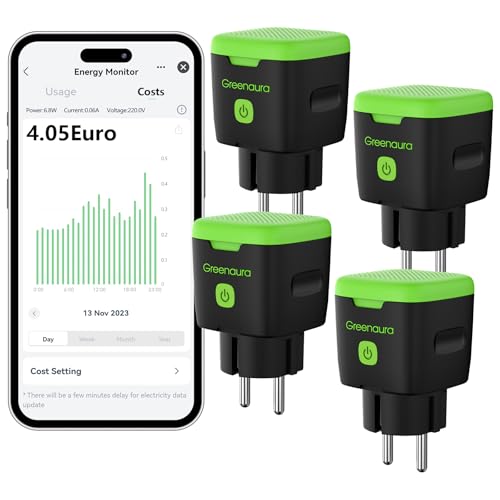 Greenaura WLAN Steckdose Outdoor Zeitschaltuhr Aussenbereich Zeitschaltuhr Steckdose Außen Outer Range Steckdose Stromzähler für Steckdose Smart Life Smart Steckdose Alexa Steckdose 4er Pack Greenaura WLAN Steckdose Outdoor Zeitschaltuhr Aussenbereich Zeitschaltuhr Steckdose Außen Outer Range Steckdose Stromzähler für Steckdose Smart Life Smart Steckdose Alexa Steckdose 4er Pack von Greenaura
