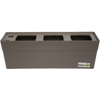 GREENBAR Kräuterbox, mit Bewässerungssystem und Wasserstandsanzeige - beige von Greenbar