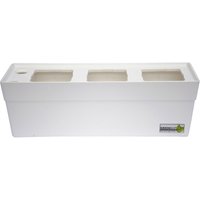 GREENBAR Kräuterbox, mit Bewässerungssystem und Wasserstandsanzeige - weiss von Greenbar