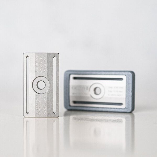 Greencult Rasierhobel GC2.0 CNC gefräst aus Edelstahl - Made in Austria und Basisplatten von Greencult
