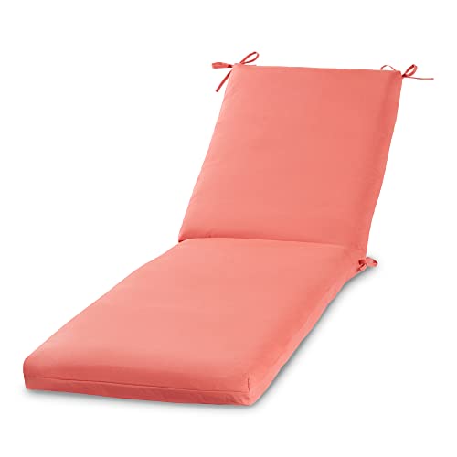 Greendale Home Fashions Wende-Chaiselongue-Kissen für den Außenbereich, Altrosa von Greendale Home Fashions