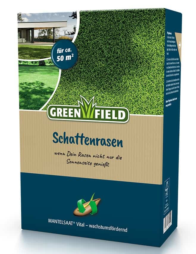 Greenfield Schattenrasen Mantelsaat® Vital von Greenfield