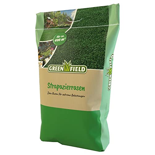 Greenfield Strapazierrasen 10 kg Rasensamen Sportrasen Grassamen Familienrasen von Greenfield