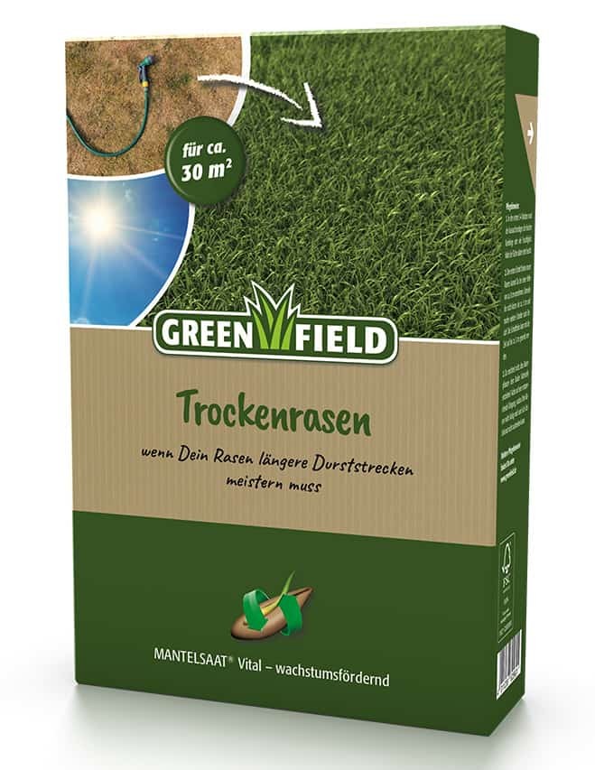 Greenfield Trockenrasen Mantelsaat® Vital von Greenfield