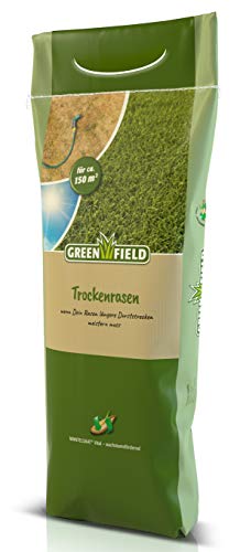 Greenfield Trockenrasen Rasen Samen Mantelsaat® Vital 5 kg für ca. 150m² von Greenfield