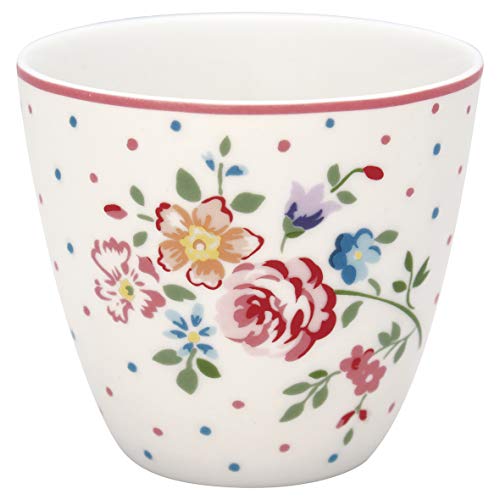 GreenGate - Tasse, Latte Cup - Belle - White - Porzellan - 300 ml von GreenGate