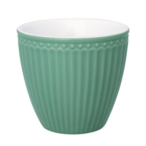 Greengate Alice Mini Latte Cup dusty green 0,1l von GreenGate