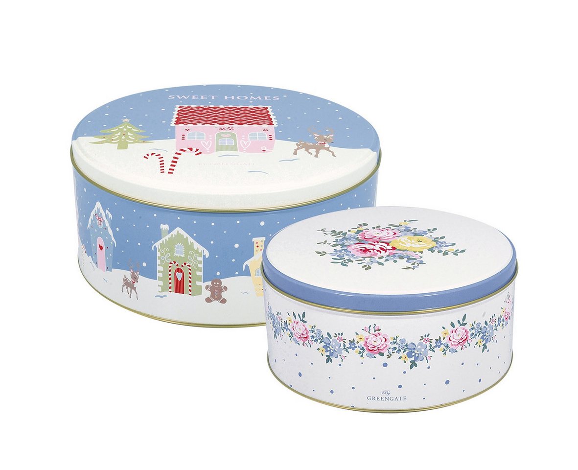 Greengate Aufbewahrungsbox Laura Homes Aufbewahrungsbox dusty blue Set2 Greengate Aufbewahrungsbox Laura Homes Aufbewahrungsbox dusty blue Set2 von Greengate