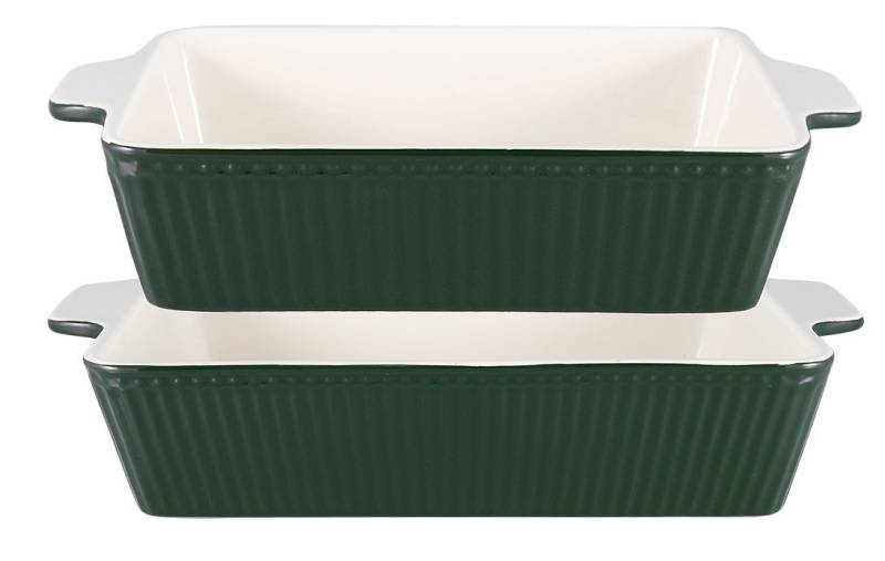 Greengate Auflaufform Alice Auflaufformen pinewood green Set2 klein, Ovenware von Greengate