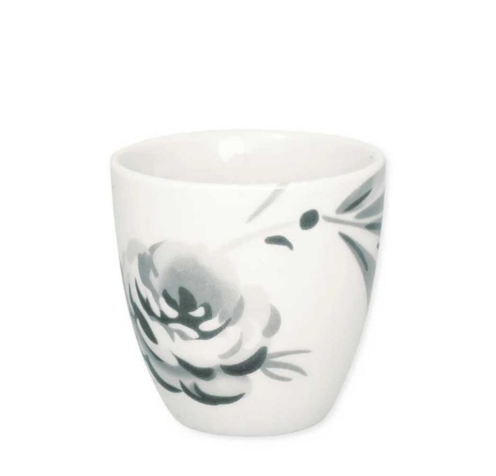 Greengate Becher Greengate MINI Latte Cup ASLAUG Weiß mit Blumen von Greengate