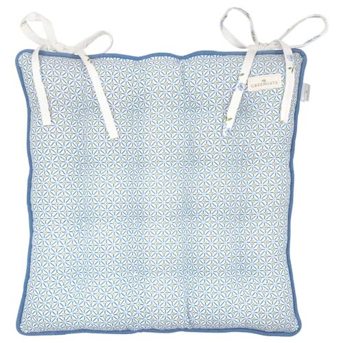 Greengate Britt Sitzkissen Pale Blue 40x40cm von GreenGate