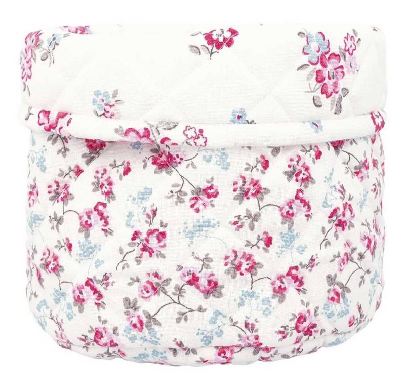 Greengate Brotkorb Greengate Brotkorb ELSY Weiß mit Blumen von Greengate