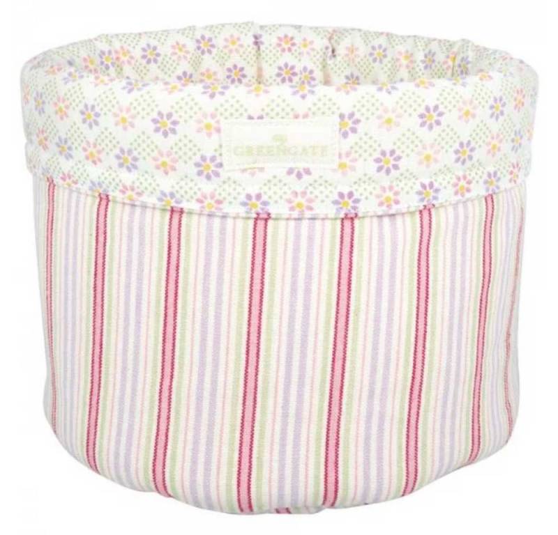 Greengate Brotkorb Greengate Brotkorb EVELINA Weiß mit Streifen von Greengate