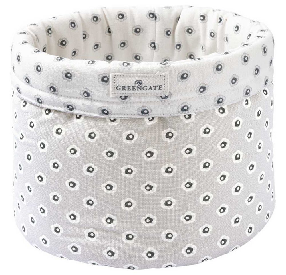 Greengate Brotkorb Greengate Brotkorb MALIA Grau Weiß von Greengate