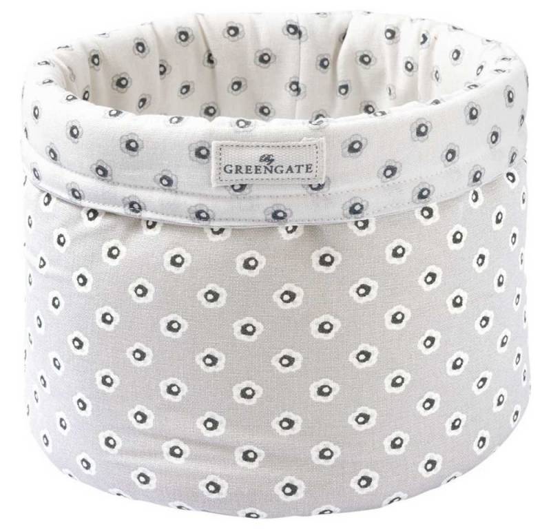Greengate Brotkorb Greengate Brotkorb MALIA Grau Weiß von Greengate