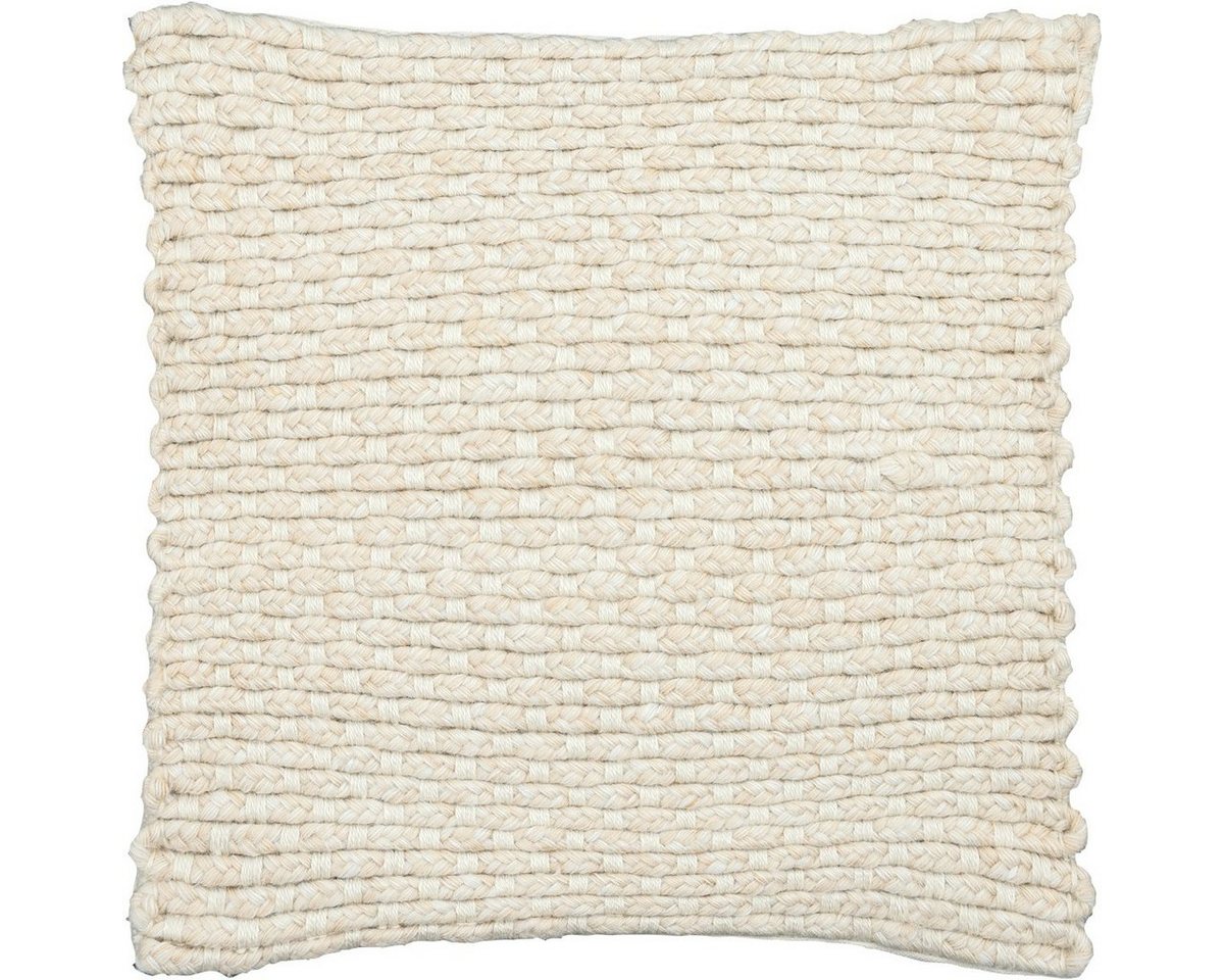 Greengate Dekokissen Braided Kissenhülle beige 50x50cm von Greengate