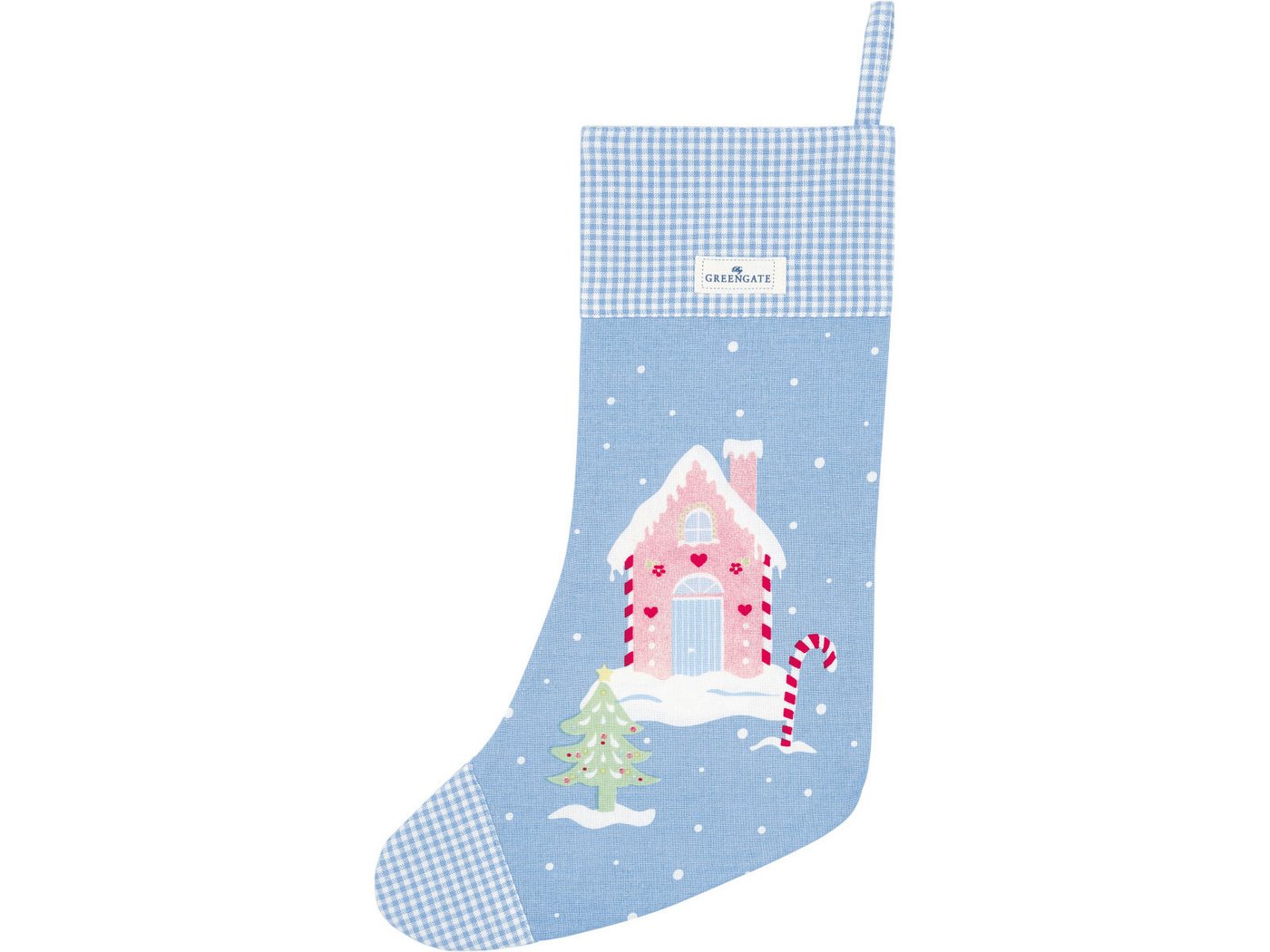 Greengate Dekoobjekt Laura homes Weihnachtsstrumpf dusty blue 60cm Greengate Dekoobjekt Laura homes Weihnachtsstrumpf dusty blue 60cm von Greengate