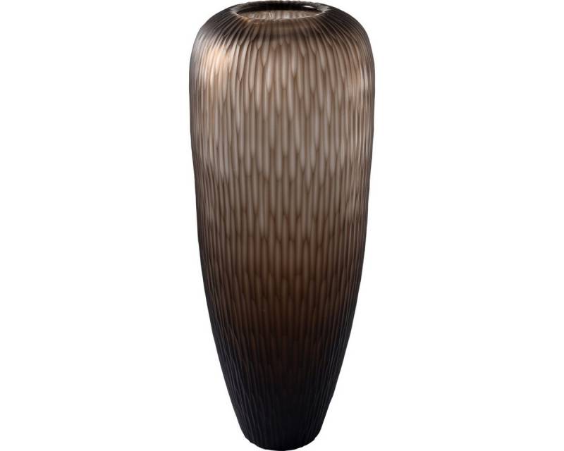 Greengate Dekovase Cut Vase xlarge brown 16,5x45cm (Vasen) von Greengate