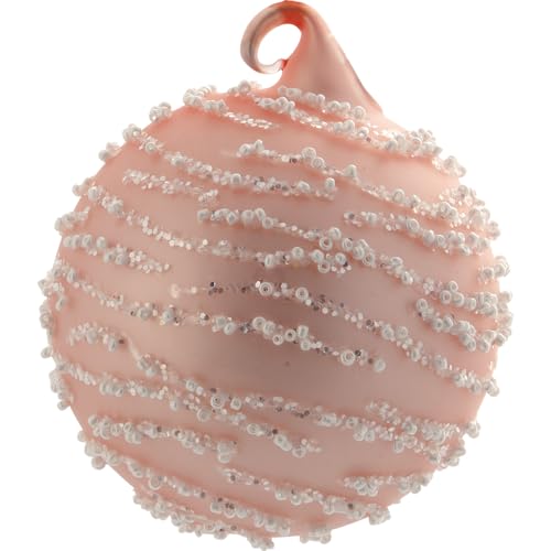 Greengate Inge-Marie Weihnachtskugel Pale pink 8cm von Greengate