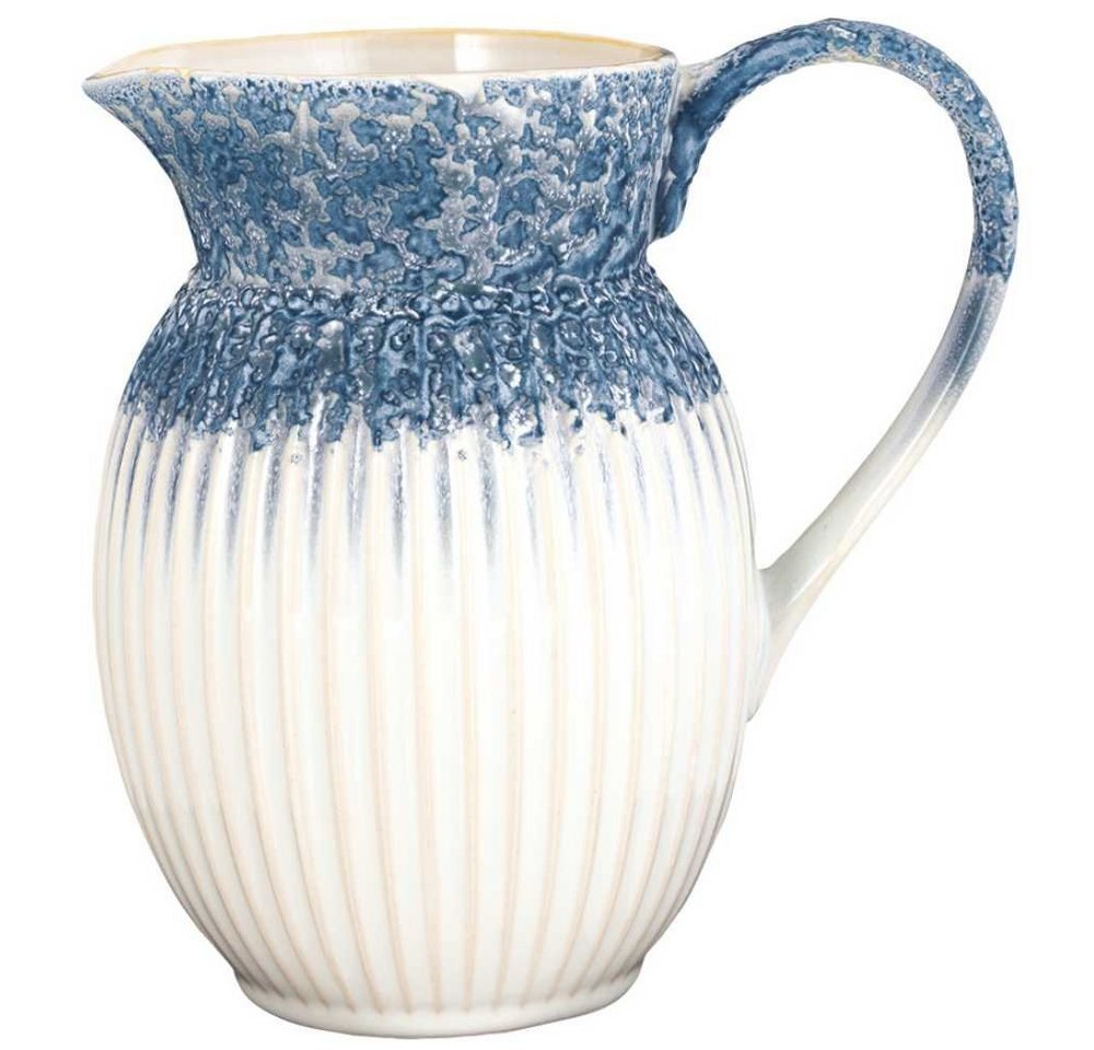 Greengate Karaffe Greengate Krug ALICE RIPPLE BLUE Blau 1,5 Liter von Greengate
