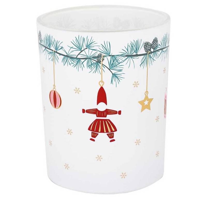 Greengate Kerzenhalter Greengate Kerzenhalter JUANA Glas Weiß 12 cm von Greengate