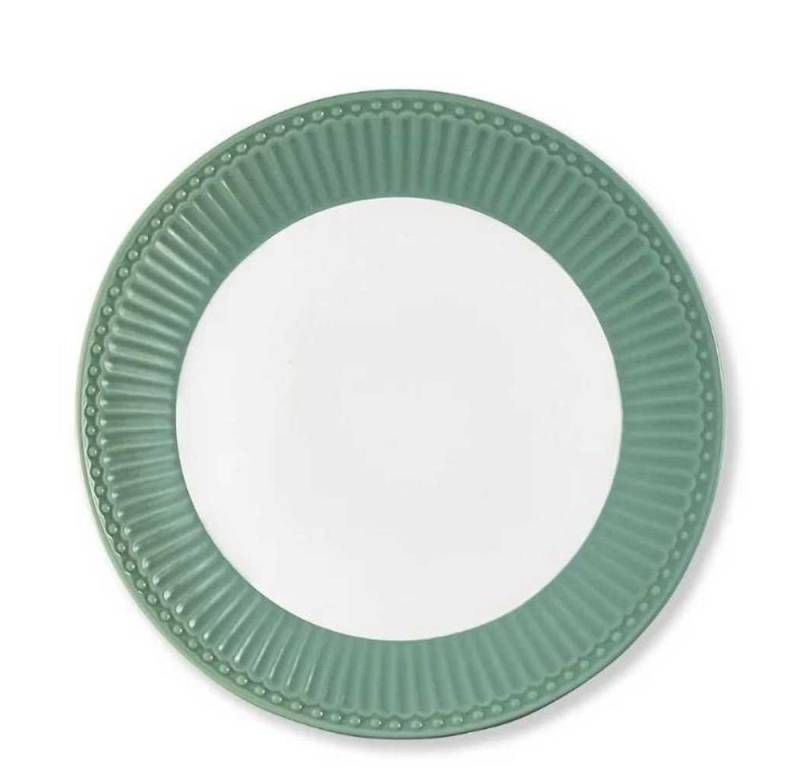 Greengate Kuchenteller Greengate Teller KLEIN ALICE DUSTY GREEN Grün 17,5 cm von Greengate
