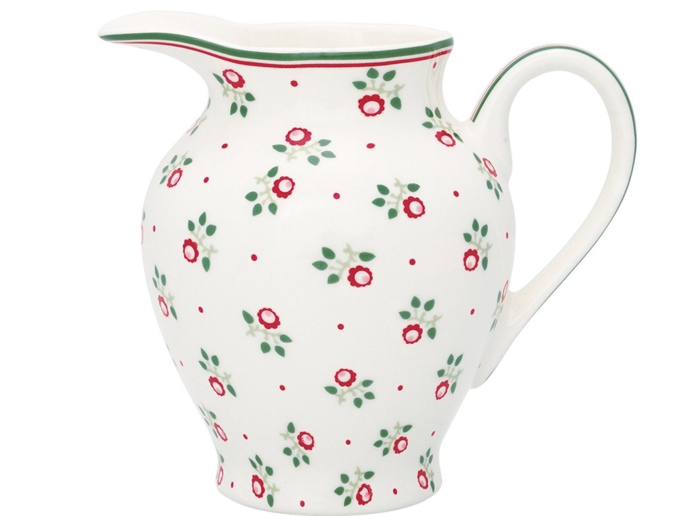 Greengate Milchkännchen Abi Milchkännchen petit white 0,35 l von Greengate