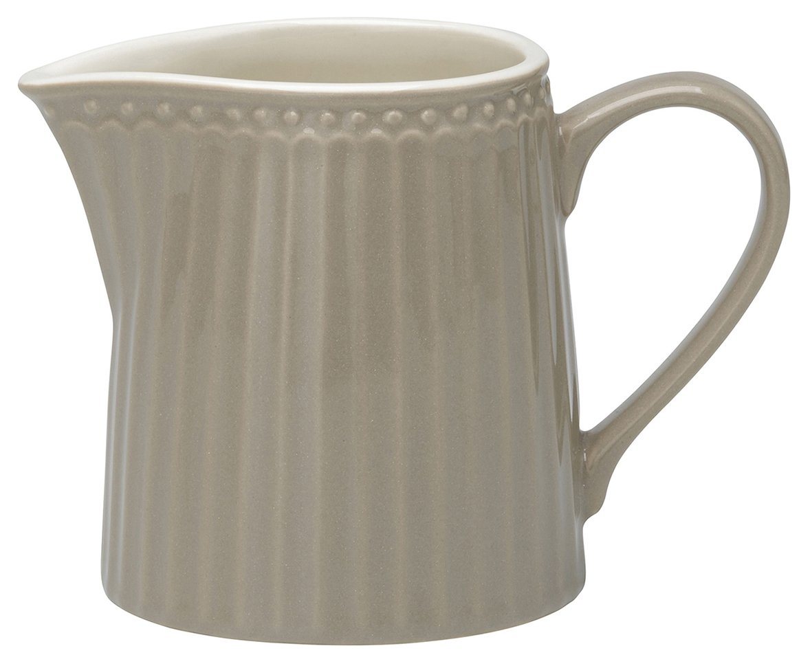 Greengate Milchkännchen Alice Milchkännchen warm grey 0,25 l von Greengate