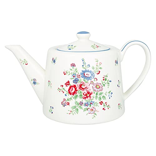 Greengate STWTEPAIL0102 Ailis Teekanne white 1 l (1 Stück) von GreenGate