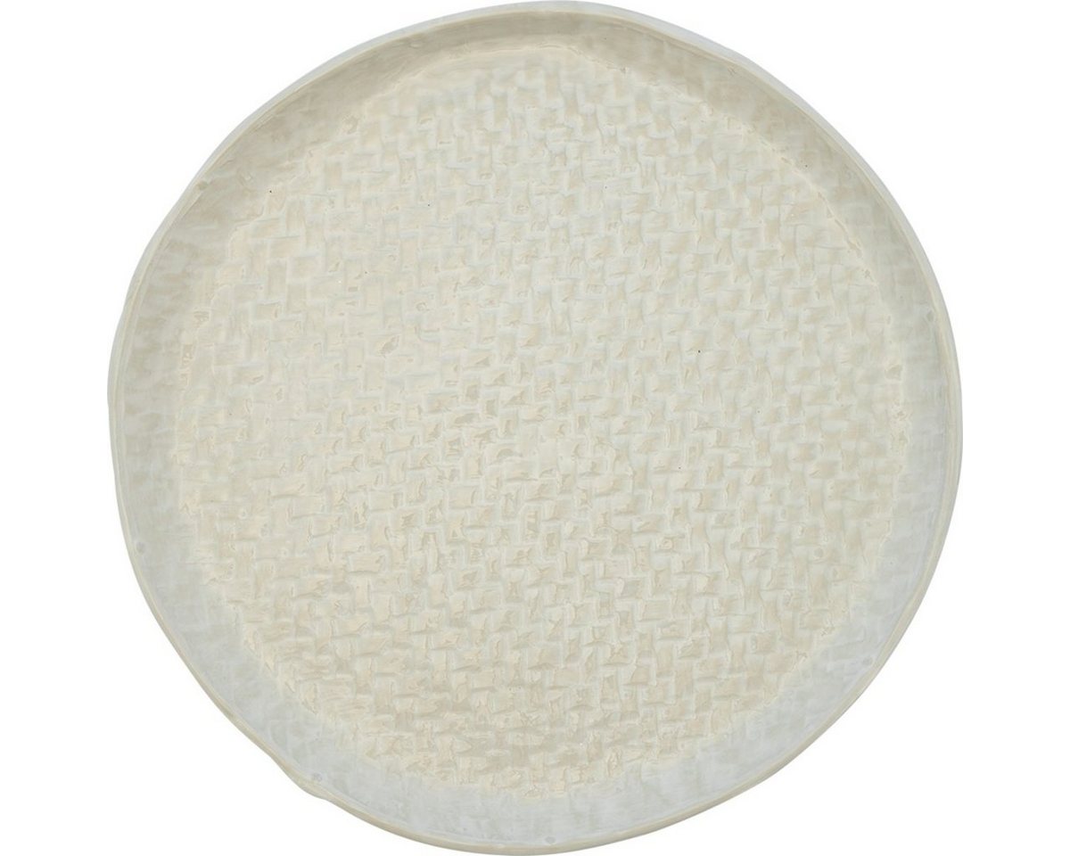 Greengate Salatteller Woven Servierteller off white 32,5cm von Greengate