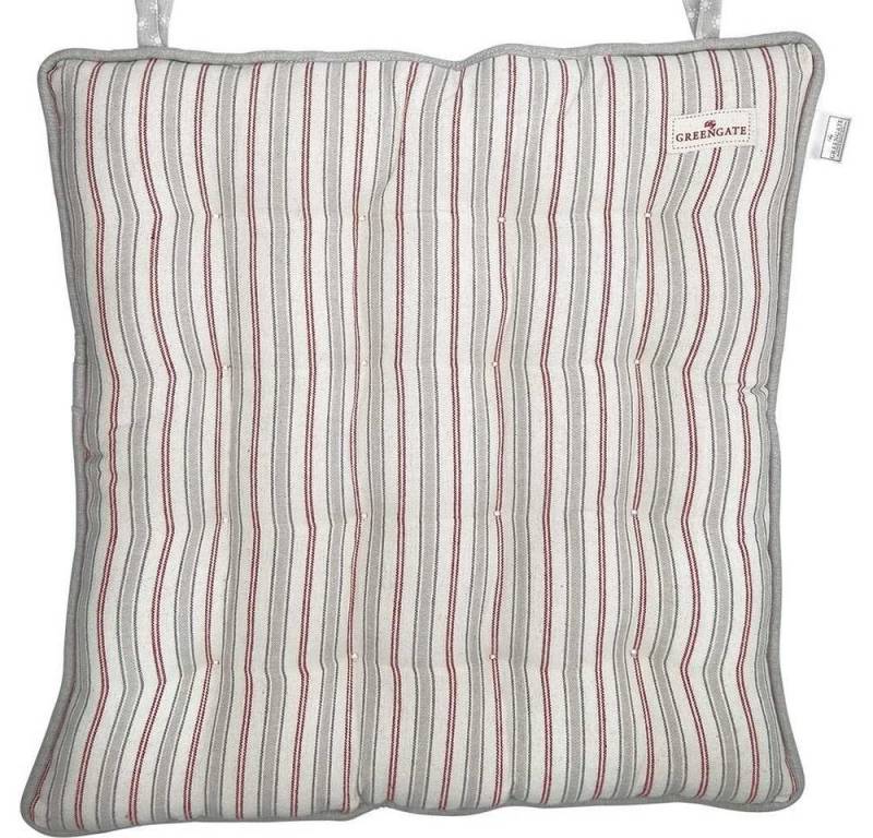 Greengate Sitzkissen Greengate Sitzkissen CARA Rot mit Streifen 40x40 Greengate Sitzkissen Greengate Sitzkissen CARA Rot mit Streifen 40x40 von Greengate