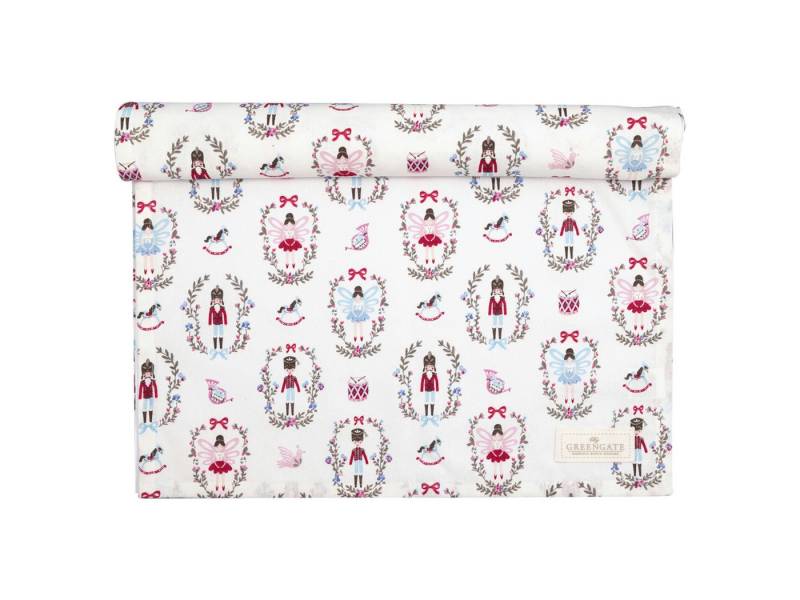 Greengate Tischläufer Cindarella Tischläufer white 140x45cm von Greengate
