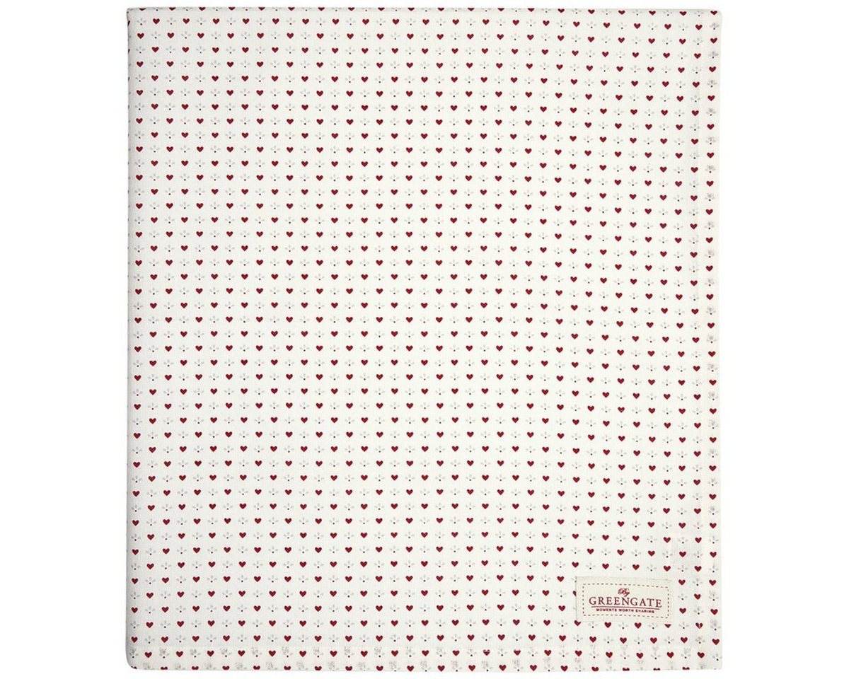 Greengate Tischdecke Layla Tischdecke petit weiss 150x150cm von Greengate