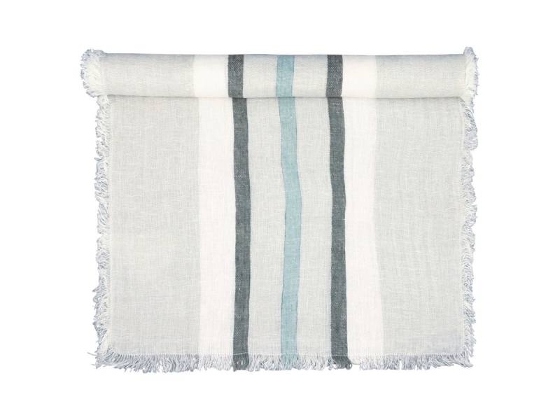 Greengate Tischläufer Mannie Leinen Tischläufer dusty green 140x45cm von Greengate